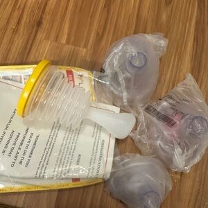 Yellow and Clear Party Supplies Set